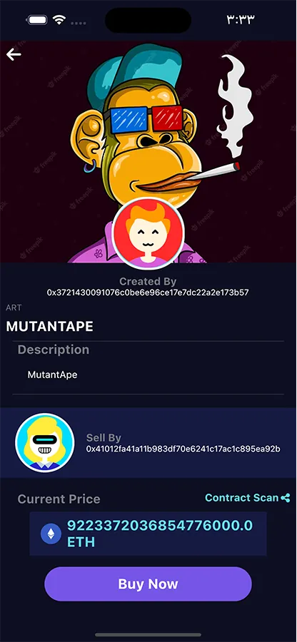 FlutterSee - Full Flutter NFT Marketplace Mobile App With Solidity