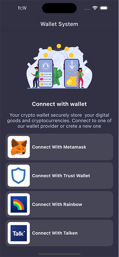 MultiWallets -Flutter Multi Wallet System